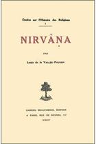 Couverture du livre « Nirvâna » de Louis De La Vallee Poussin aux éditions Beauchesne