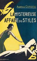 Couverture du livre « La mystérieuse affaire de Styles » de Agatha Christie aux éditions Editions Du Masque