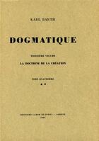 Couverture du livre « Dogmatique barth t.16 » de  aux éditions Labor Et Fides