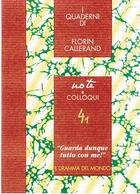 Couverture du livre « Il dramma del mondo » de Florin Callerand aux éditions Roche D'or