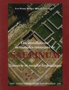 Couverture du livre « Les installations artisanales romaines de saepinum. tannerie et moulin hydraulique » de  aux éditions Jean Berard