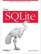 Couverture du livre « Using SQLite » de Jay A. Kreibich aux éditions O'reilly Media