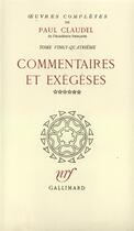 Couverture du livre « Oeuvres complètes t.24 » de Paul Claudel aux éditions Gallimard