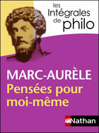 Couverture du livre « Marc Aurèle ; pensées pour moi-même » de Pierre Pellegrin et Denis Huisman aux éditions Nathan