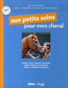 Couverture du livre « Aux petits soins pour mon cheval ; coffret mes leçons pour progresser » de Emmanuelle Brengard aux éditions Glenat