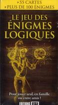Couverture du livre « Le jeu des énigmes logiques » de Jean-Michel Maman aux éditions Editions Esi