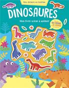 Couverture du livre « Dinosaures (coll. mes stickers en feutrine) » de Gareth Williams aux éditions 1 2 3 Soleil