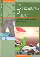 Couverture du livre « Les dinosaures en origami » de Schultz aux éditions De Vecchi
