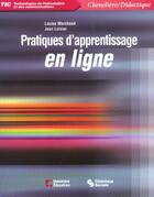 Couverture du livre « Pratiques d'apprentissage en ligne » de Marchand & Lois aux éditions Chronique Sociale