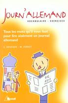 Couverture du livre « Journ'allemand » de Deussen aux éditions Breal