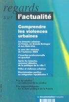 Couverture du livre « Comprendre les violences urbaines » de  aux éditions Documentation Francaise