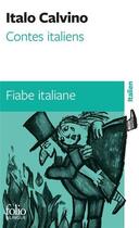 Couverture du livre « Contes italiens / fiabe italiane » de Italo Calvino aux éditions Folio