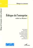 Couverture du livre « Éthique de l'entreprise ; réalité ou illusion ? » de  aux éditions L'harmattan