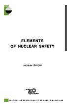 Couverture du livre « Elements of nuclear safety » de J. Libmann aux éditions Edp Sciences