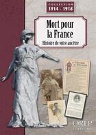 Couverture du livre « Mort pour la France » de Yann Thomas aux éditions Orep