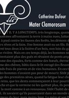 Couverture du livre « Mater clamorosum » de Catherine Dufour aux éditions Le Belial