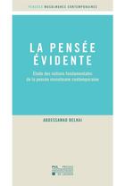 Couverture du livre « La pense vidente ; tude des notions fondamentales de la pense musulmane contemporaine » de Belhaj Abdessamad aux éditions Pu De Louvain