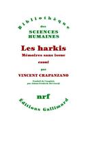 Couverture du livre « Harkis ; mémoires sans issue » de Vincent Crapanzano aux éditions Gallimard