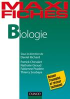 Couverture du livre « Maxi fiches ; biologie en 50 fiches » de  aux éditions Dunod