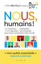 Couverture du livre « Nous, humains ! » de Cyril Bruyelle aux éditions Alisio