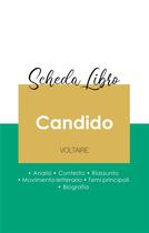 Couverture du livre « Scheda libro candido di Voltaire (analisi letteraria di riferimento e riassunto completo) » de  aux éditions Paideia Educazione