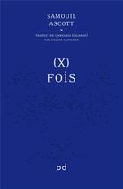 Couverture du livre « (x) fois » de Samouil Ascott aux éditions Editions Do