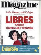 Couverture du livre « Le nouveau magazine litteraire n 5 libres contre toutes les tyrannies - mai 2018 » de  aux éditions Le Magazine Litteraire