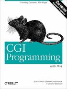 Couverture du livre « CGI programming with Perl (2nd edition) » de  aux éditions O Reilly