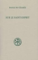 Couverture du livre « Sur le saint-esprit » de Basile De Cesar aux éditions Cerf