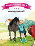Couverture du livre « Aventures au poney-club ; un tournage mouvementé » de Ariane Delrieu et Olivier Dupin et Juliette Parachini-Deny aux éditions Fleurus