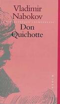 Couverture du livre « Don Quichotte » de Vladimir Nabokov aux éditions Stock