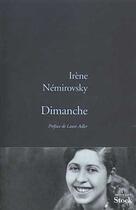 Couverture du livre « Dimanche » de Irene Nemirovsky aux éditions Stock