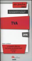 Couverture du livre « TVA 2016 » de Marie Lambert aux éditions Gualino