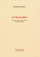 Couverture du livre « La chanson falote » de Georges Fourest aux éditions Du Lerot