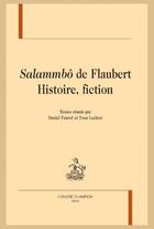 Couverture du livre « Salammbô de Flaubert ; histoire, fiction » de  aux éditions Honore Champion