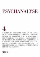 Couverture du livre « Psychanalyse 04 - la traversee de la loi » de  aux éditions Eres