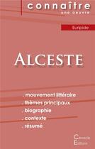Couverture du livre « Alceste, d'Euripide » de  aux éditions Editions Du Cenacle