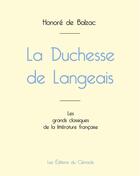 Couverture du livre « La Duchesse de Langeais de Balzac » de Honoré De Balzac aux éditions Editions Du Cenacle