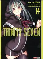 Couverture du livre « Trinity Seven Tome 14 » de Kenji Saito et Akinari Nao aux éditions Panini