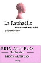 Couverture du livre « La raphaelle » de A Piccolomini aux éditions Uga Éditions