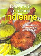 Couverture du livre « Decouvrir la cuisine indienne » de Tremblay Yvon aux éditions Trecarre