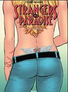 Couverture du livre « Strangers in paradise Tome 16 : tatoo » de Terry Moore aux éditions Kymera