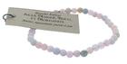 Couverture du livre « Bracelet enfant aquamarine beryl morganite 4 mm » de  aux éditions Dg-exodif