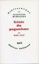 Couverture du livre « Génie du paganisme » de Marc Auge aux éditions Gallimard (patrimoine Numerise)