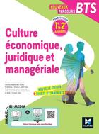 Couverture du livre « Nouveaux parcours - culture economique juridique et manageriale (cejm) bts 1re & 2e annees - 2022 » de Diry Jean/Prevost aux éditions Foucher