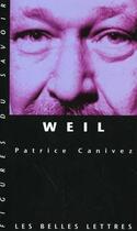 Couverture du livre « Weil » de Patrice Canivez aux éditions Belles Lettres