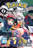 Couverture du livre « Pokémon - noir et blanc Tome 1 » de Hidenori Kusaka et Satoshi Yamamoto aux éditions 48h Bd