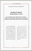 Couverture du livre « Gitans et santé de Barcelone à Turin » de Missaoui Lamia aux éditions Trabucaire