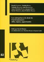 Couverture du livre « Les entreprises et le droit de l'environnement : défis, enjeux, opportunités » de  aux éditions Lexisnexis