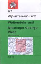 Couverture du livre « **Wetterstein Mieminger Geb. » de  aux éditions Alpen Veiren